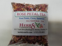 Rose Petal Tea (Rosa centifolia)